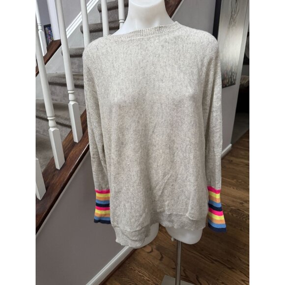 Michael Lauren Rupert LE Draped Sweater Large - Picture 3 of 5